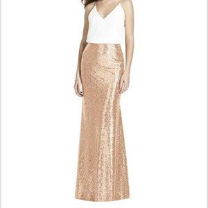 Gold Sequin Skirt